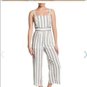 know.one.cares Striped Ruffled Beachy Jumper Size Medium